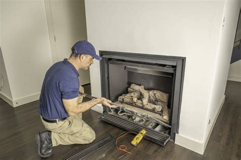 putting in a gas fireplace